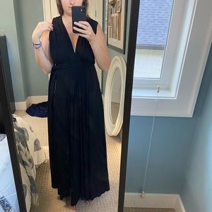 Tricks Of The Trade Black Maxi Dress